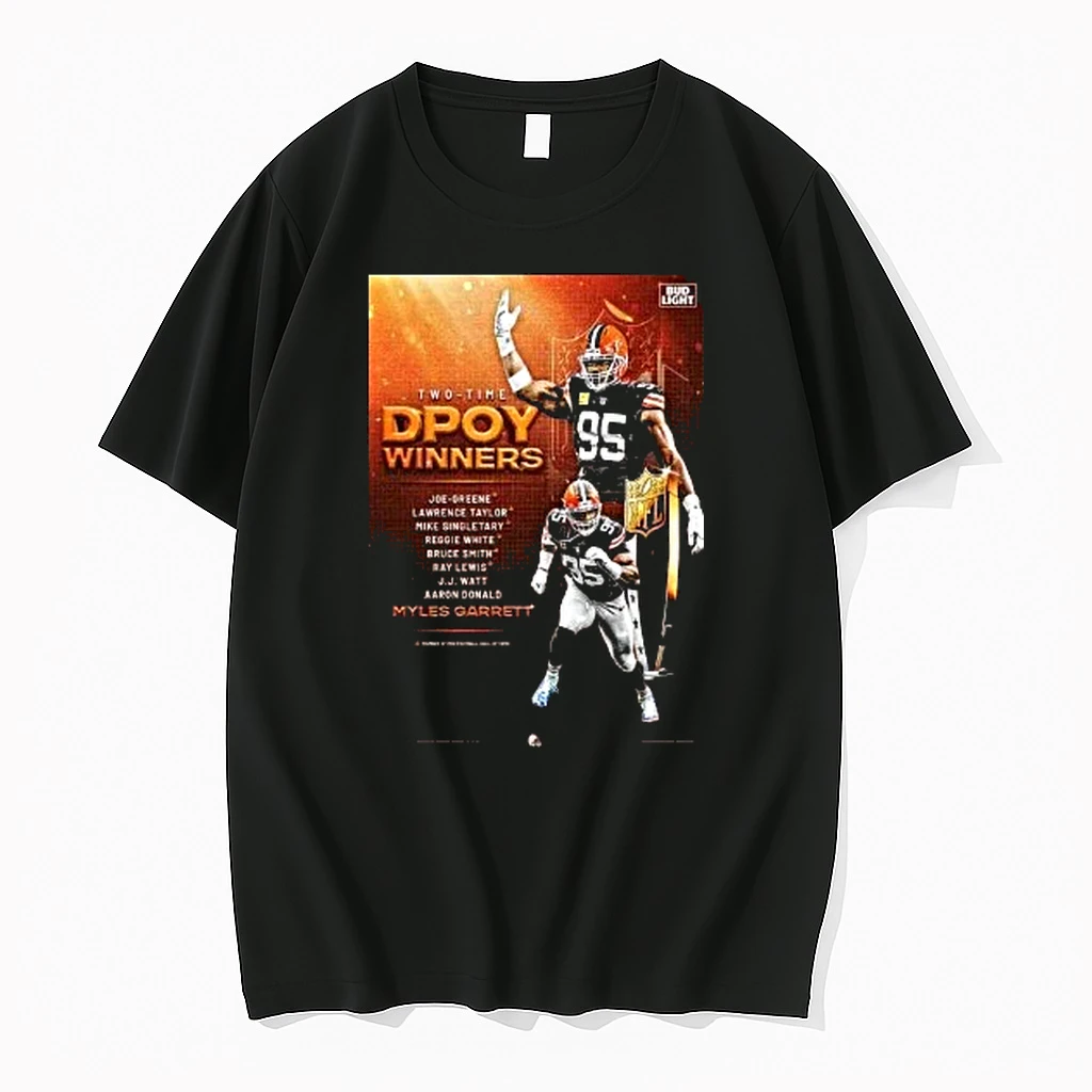 Myles Garrett Cleveland Browns Nfl Dpoy Two Time Defensive Player Of The Year Shirts