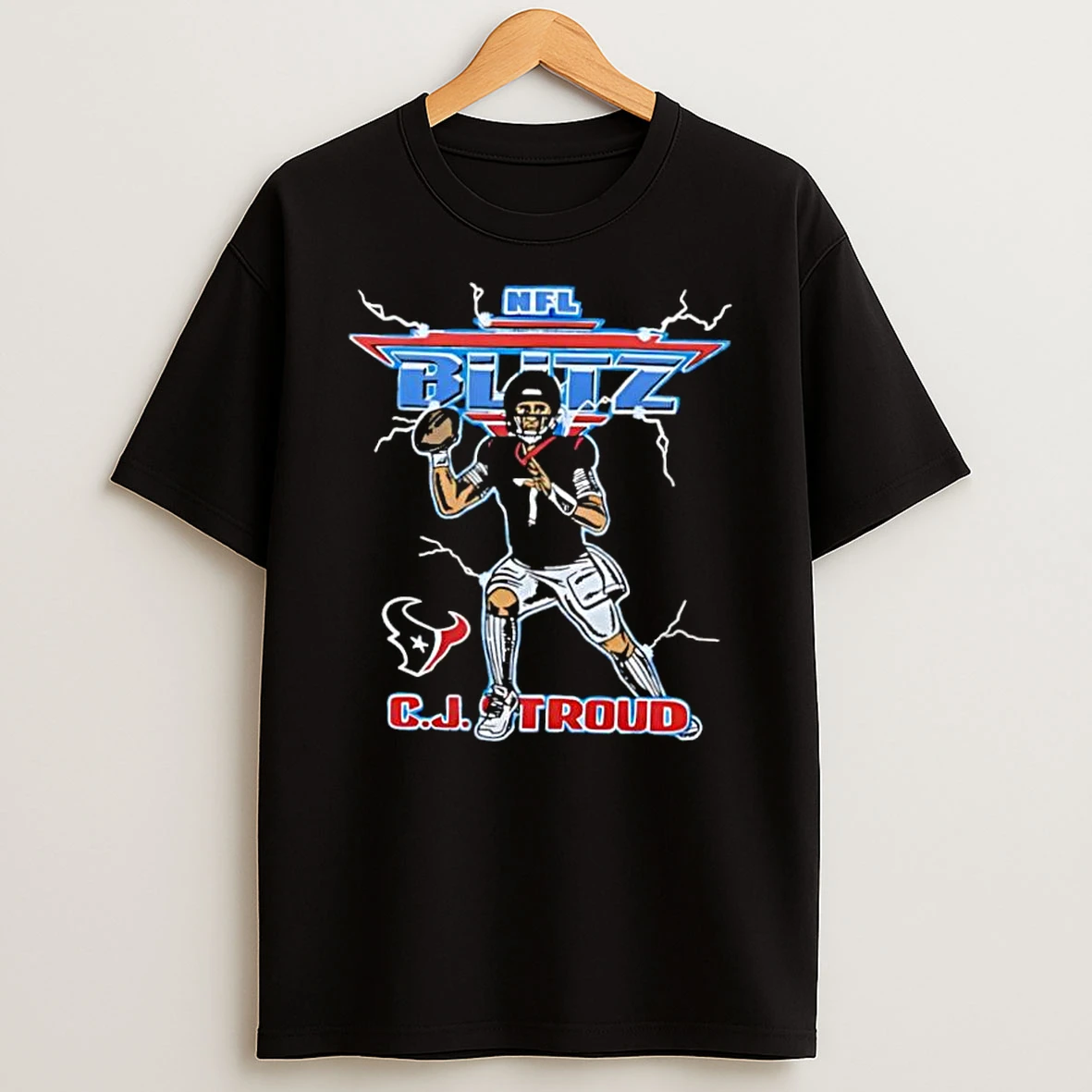Nfl Blitz C J Stroud Houston Texans Football Quarterback Shirts