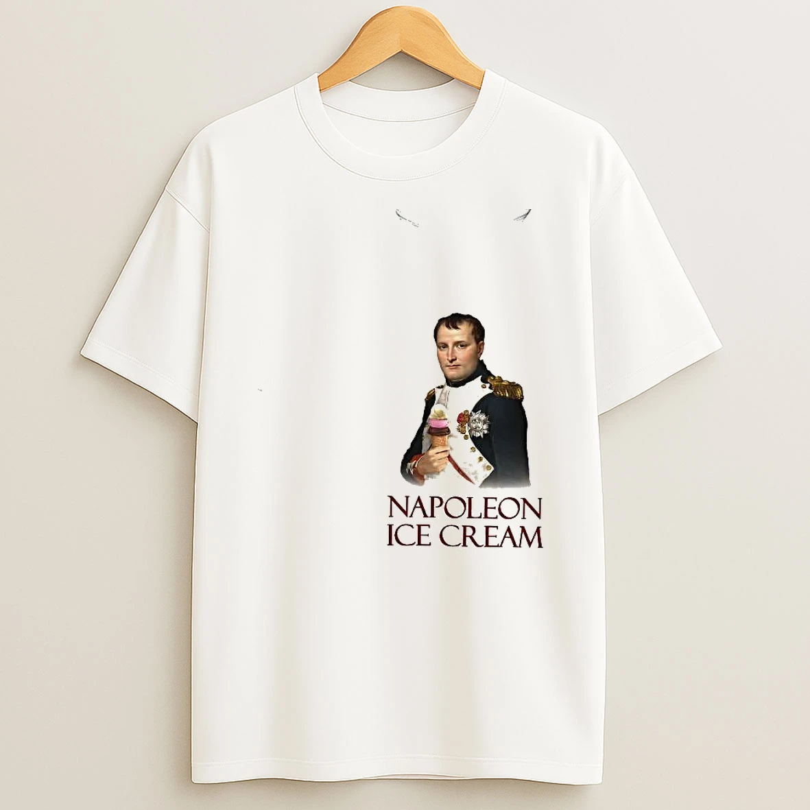 Napoleon Ice Cream Classic Portrait Woman Shirts