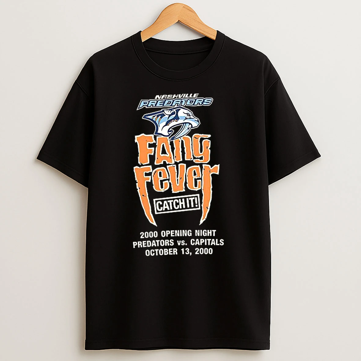 Nashville Predators Nhl Fang Fevercatch It 2000 Woman Shirts