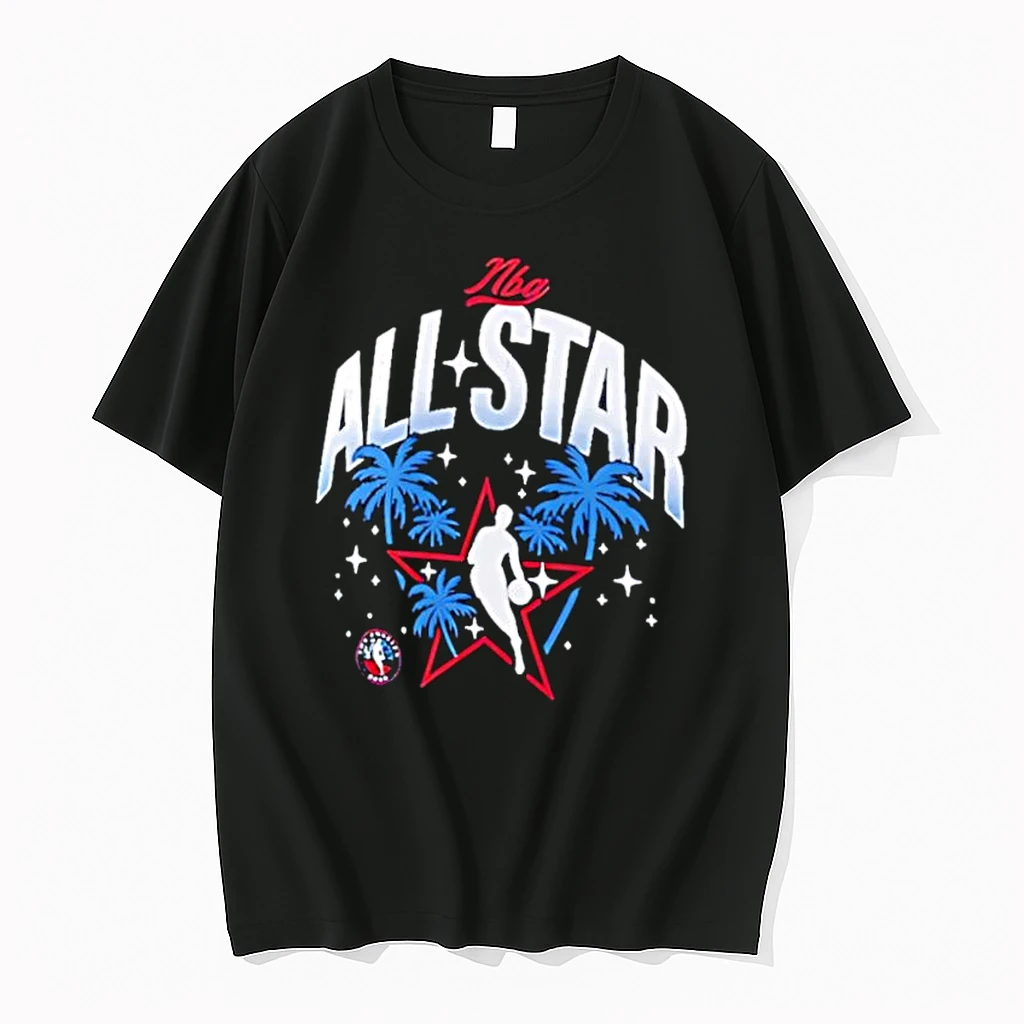 Nba All Star 2026 Los Angeles Palm Trees Basketball Player Star Shirts