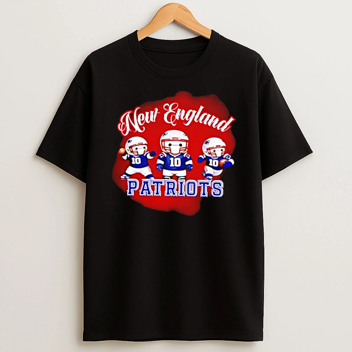 New England Patriots Cute Chibi Players Football Sports Shirts