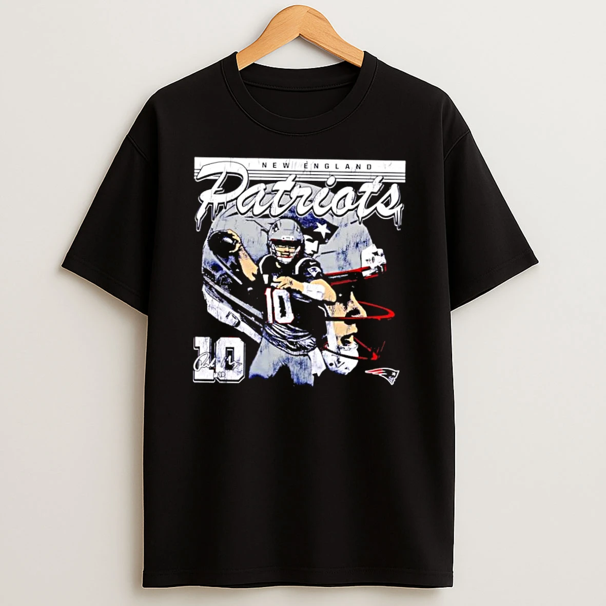 New England Patriots Mac Jones Helmet Logo 10 Shirts
