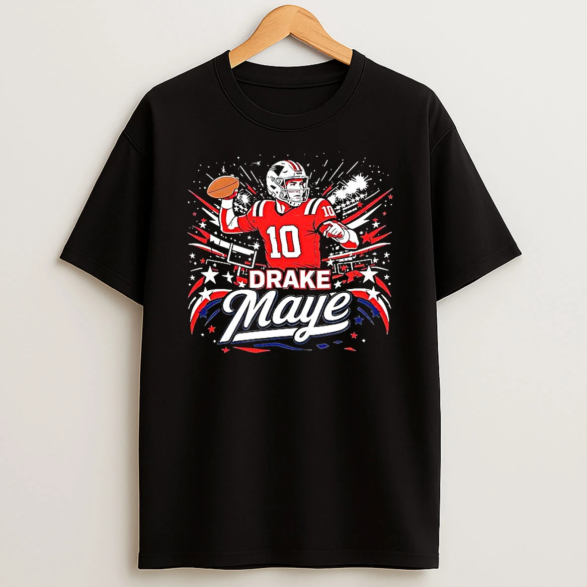 New England Patriots Nfl I Heart Drake Maye Super Bowl 2026 Fan Art Woman Shirts