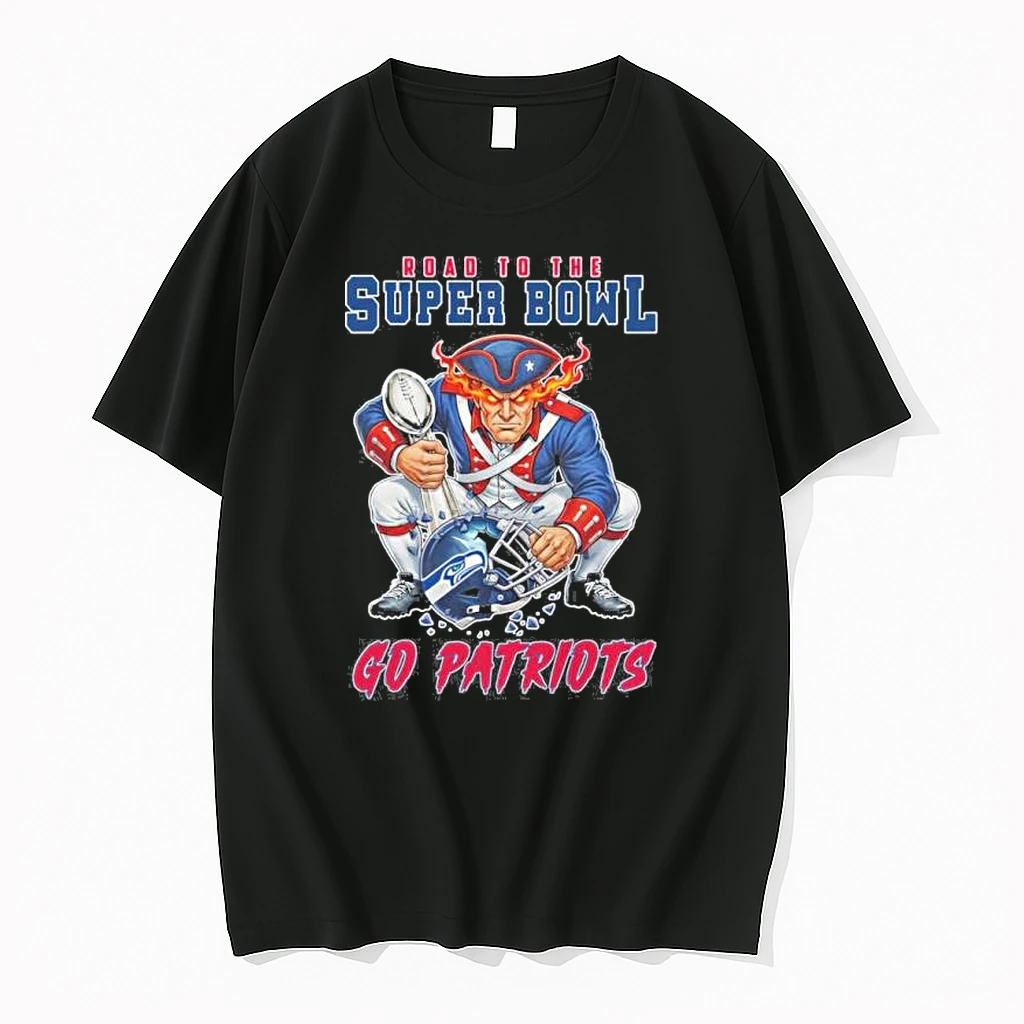New England Patriots Road To The Super Bowl Lx Go Patriots Shirts