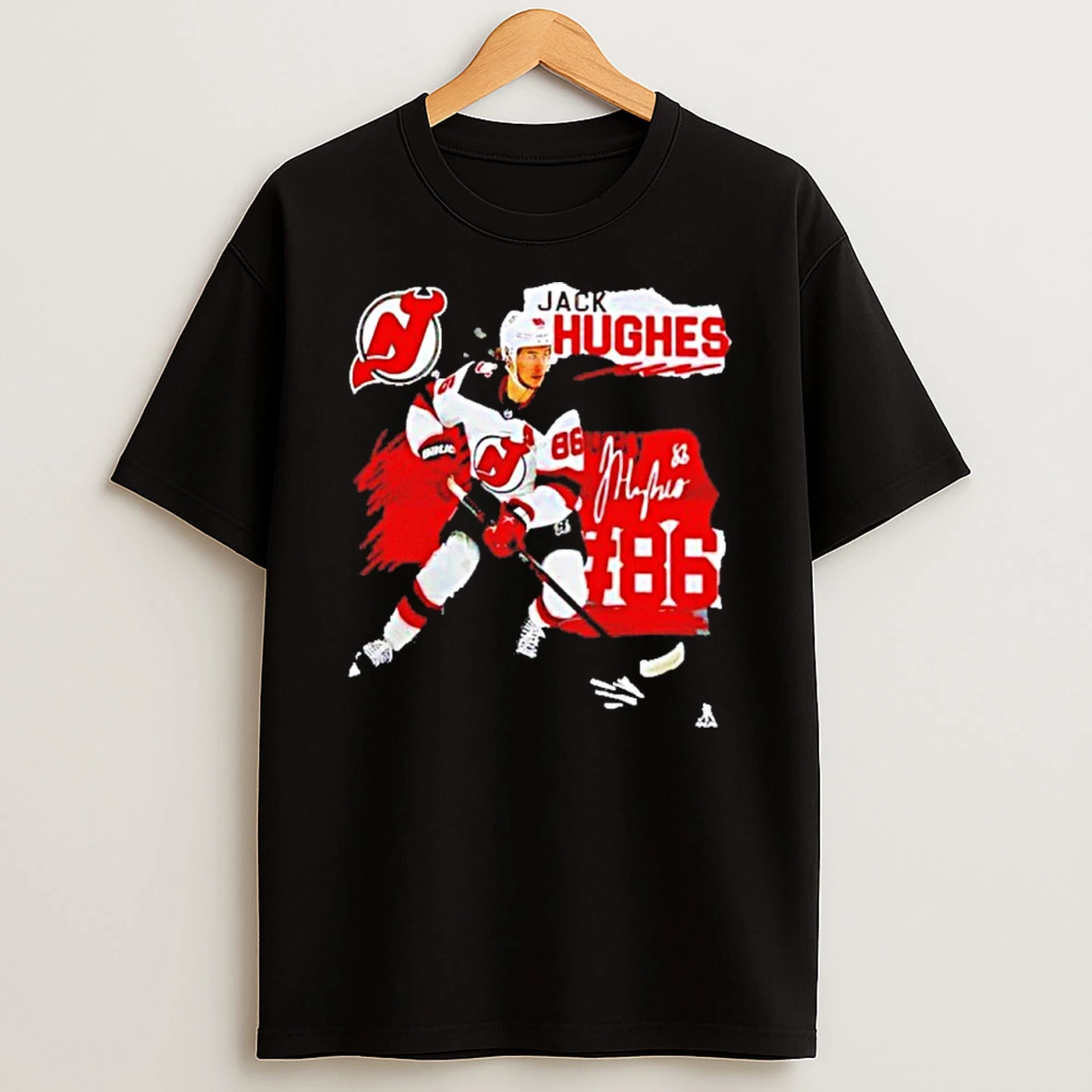 New Jersey Devils Jack Hughes Fresh Ice Shirts