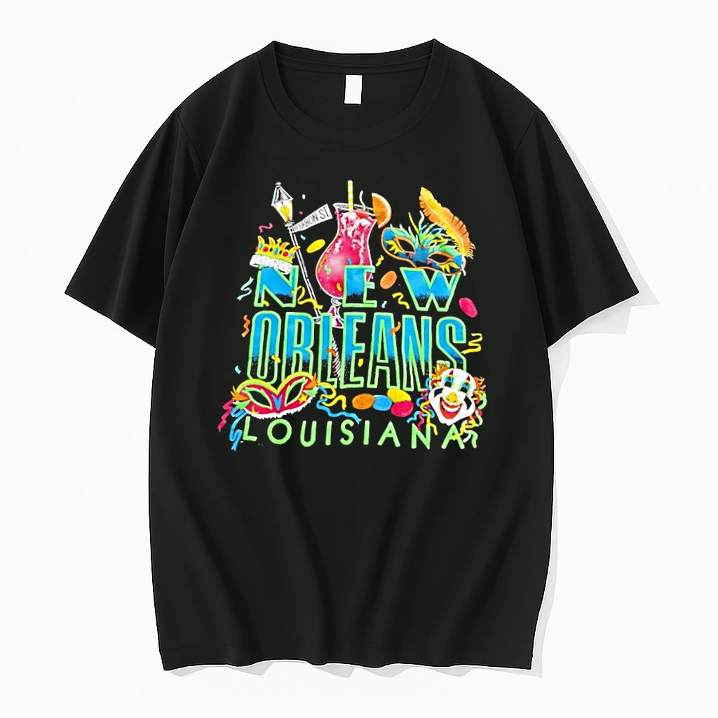 New Orleans Louisiana Mardi Gras Bourbon Street Shirts