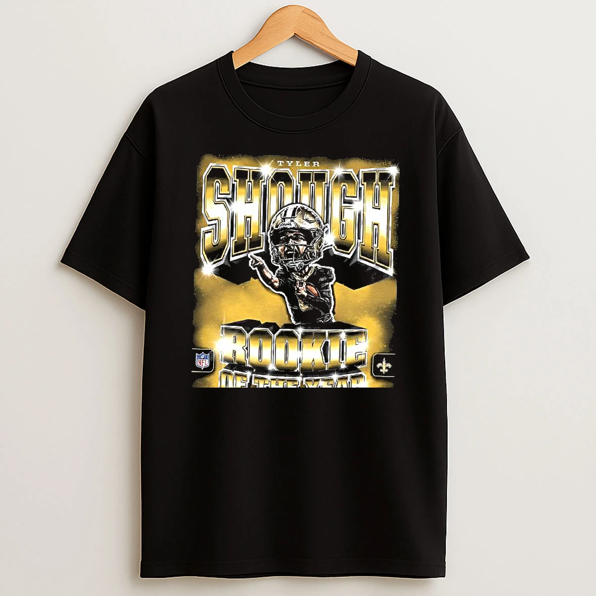 New Orleans Saints Nfl Tyler Shough Rookie Of The Year Woman Shirts