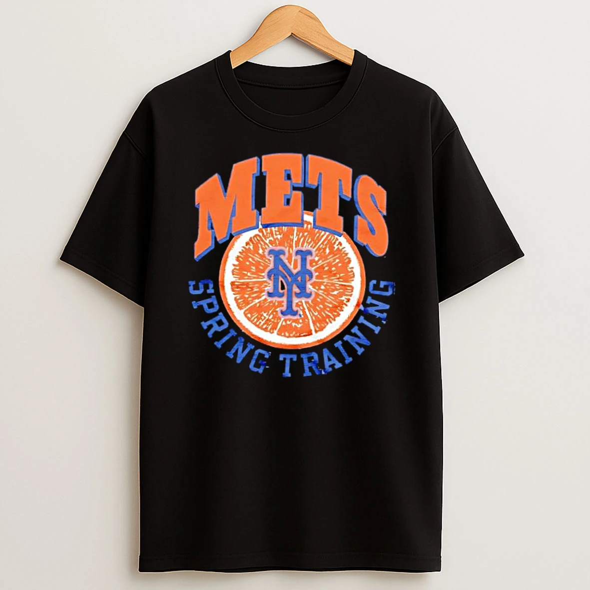New York Mets Baseball Spring Training Orange Fruit Logo Shirts
