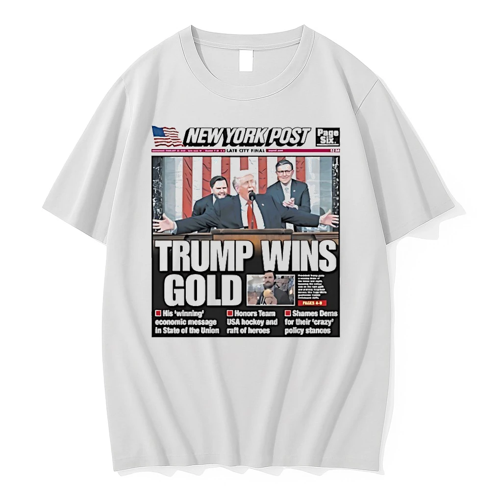 New York Post Trump Wins Gold Shirts