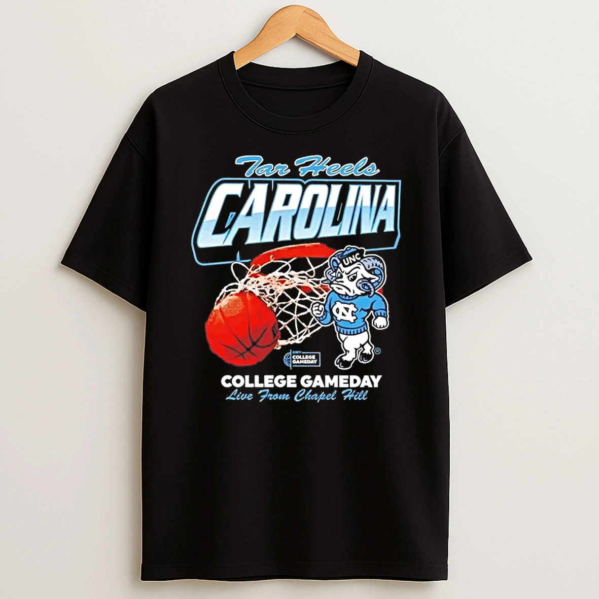 North Carolina Tar Heels College Gameday Live From Chapel Hill Tee Shirts