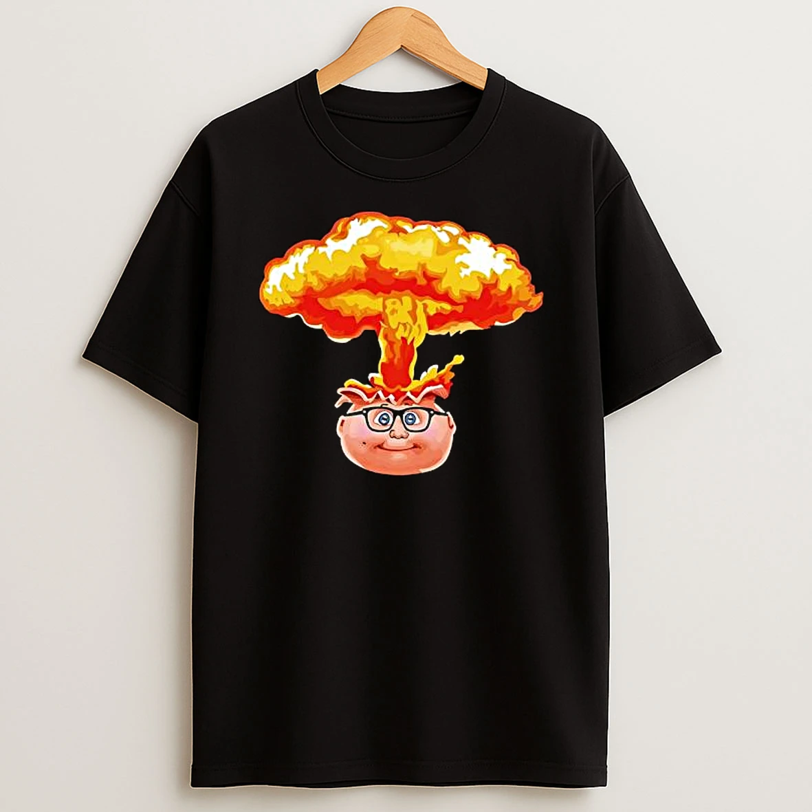 Nuclear Explosion Mushroom Cloud Head Shirts
