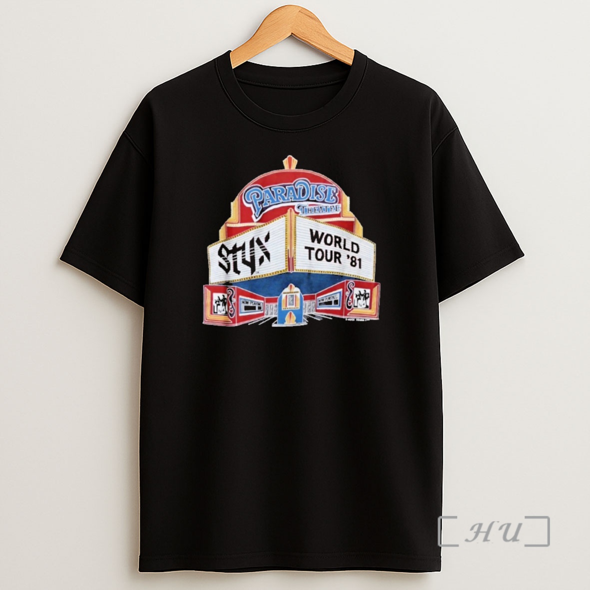 Officials 1981 Styx Paradise Theatre World Tour Shirt Sweatshirt Tee