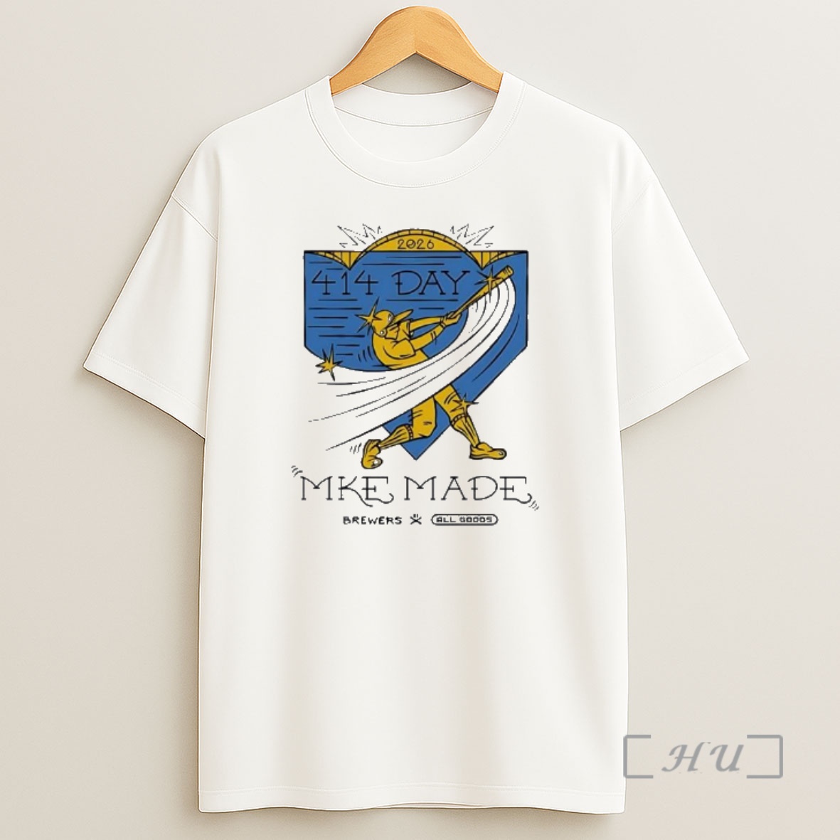 Officials 2026 414 Day Mke Made Brewers Baseball Shirt Sweatshirt Tee