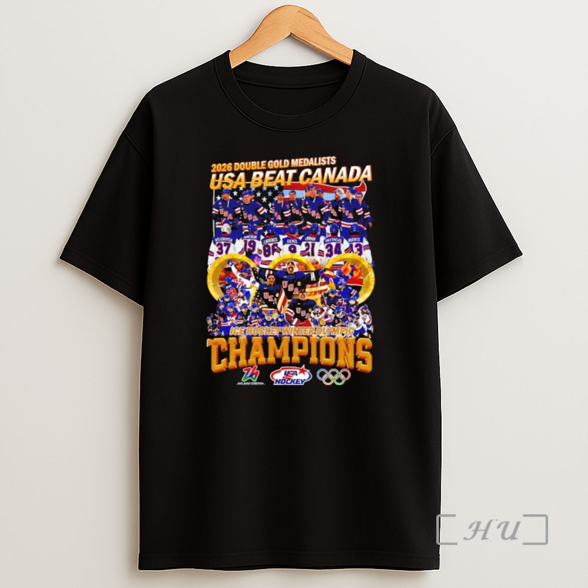 Officials 2026 Double Gold Medalists Usa Beat Canada Ice Hockey Winter Olympic 2026 Shirt Sweatshirt Tee