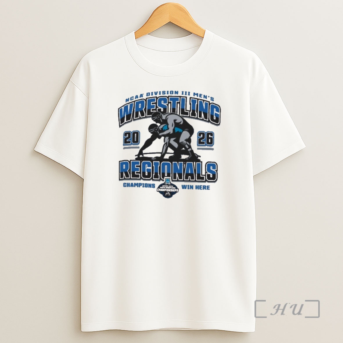 Officials 2026 Ncaa Diii Mens Wrestling Regionals Champions Win Here Shirt Sweatshirt Tee