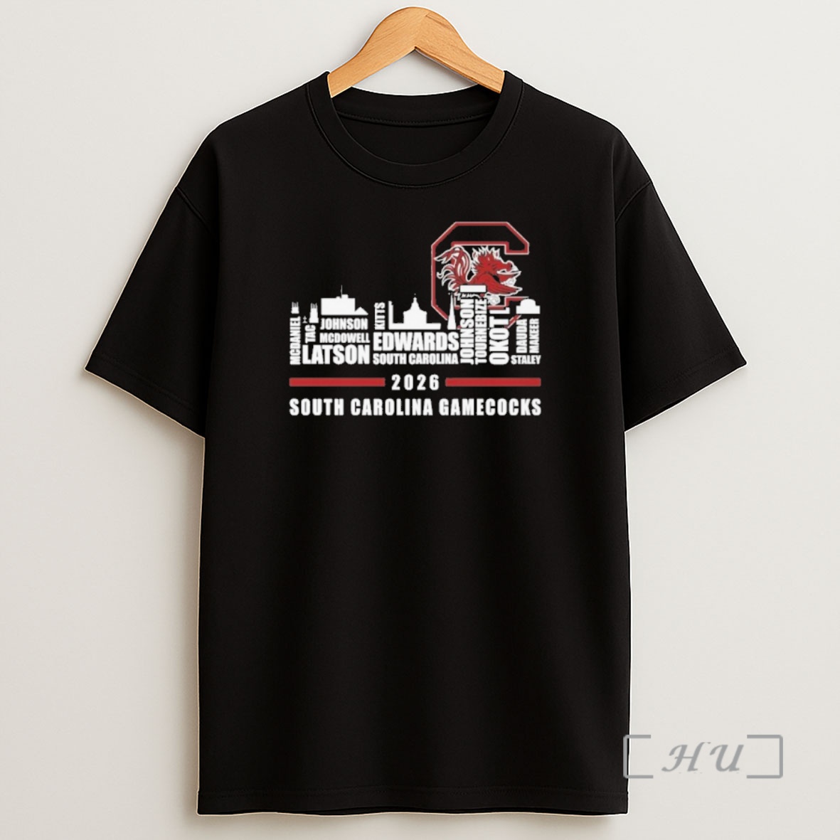 Officials 2026 South Carolina Gamecocks City Typo Logo Shirt Sweatshirt Tee
