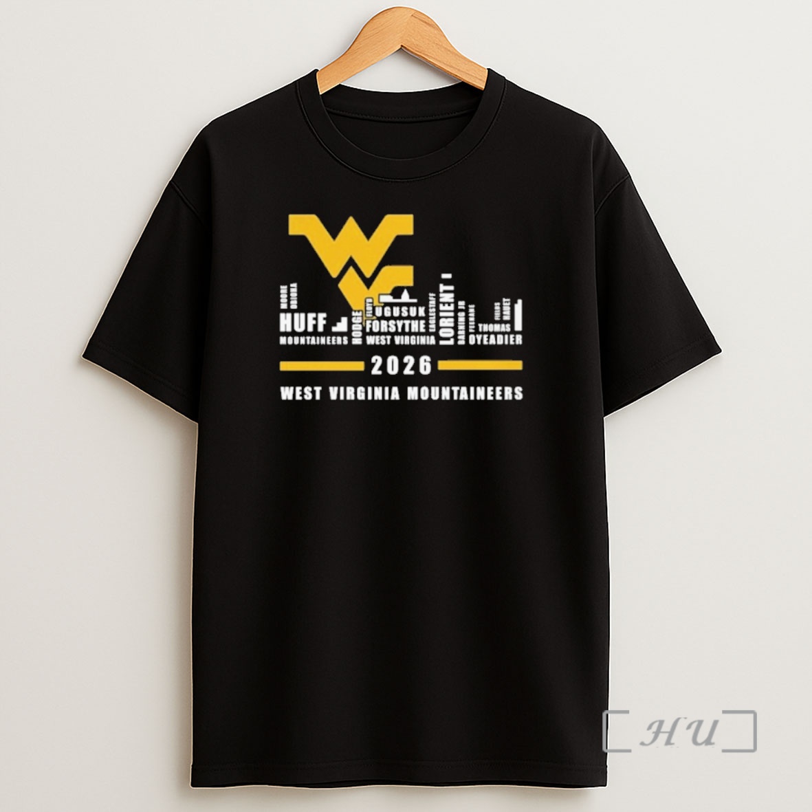 Officials 2026 West Virginia Mountaineers Typo City Shirt Sweatshirt Tee
