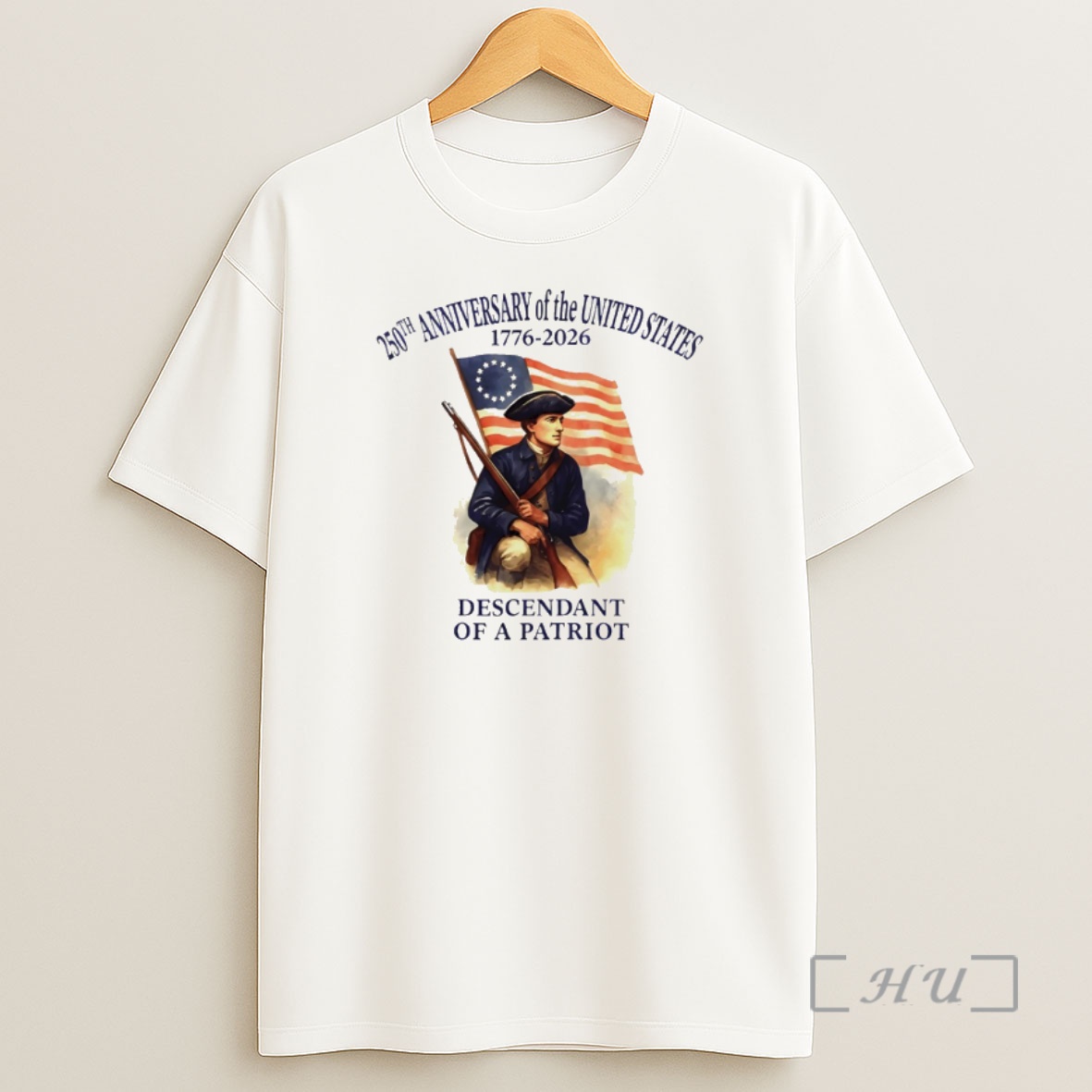 Officials 250th Anniversary Of The United States Descendant Of A Patriot American Flag Shirt Sweatshirt Tee