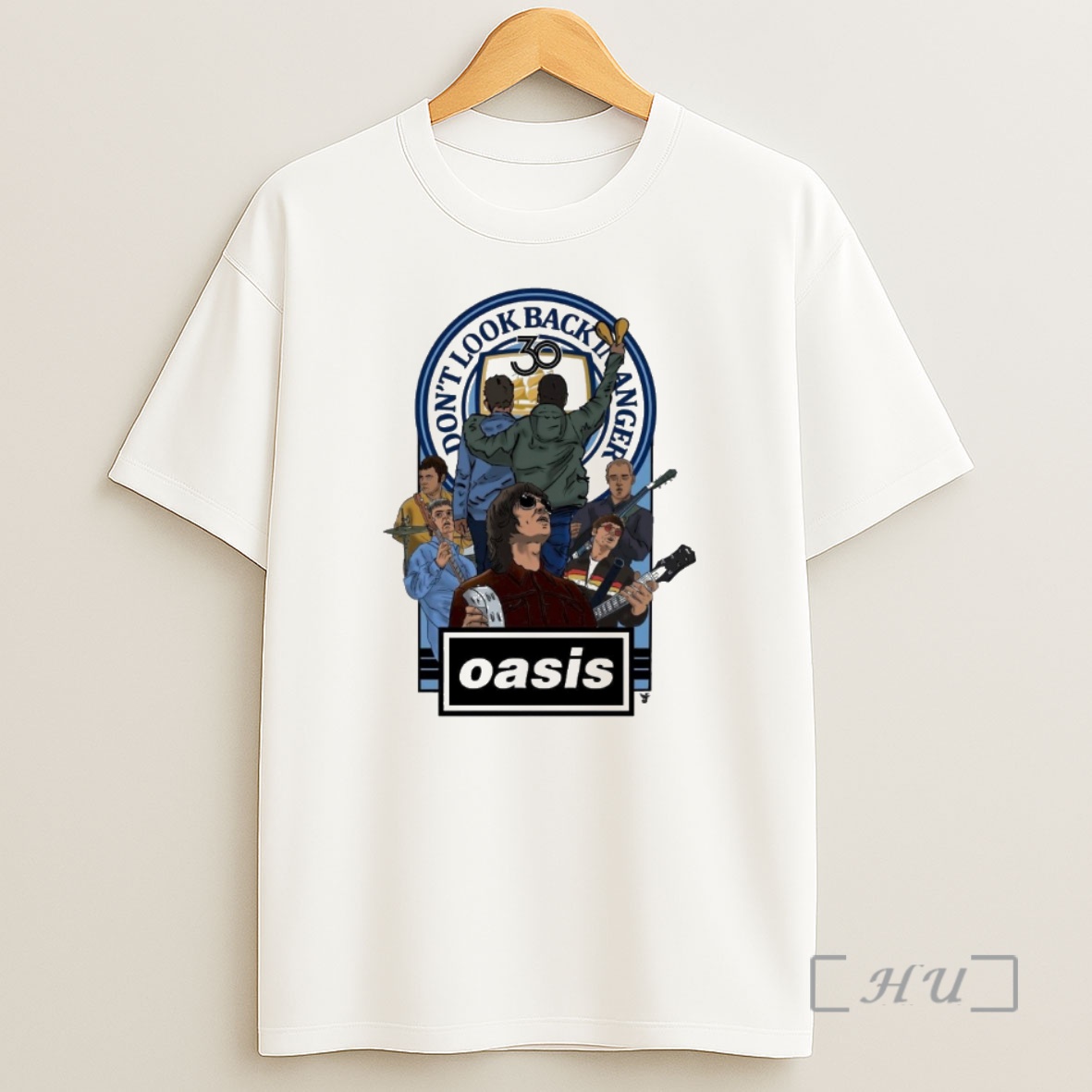 Officials 30th Anniversary Of The Dont Look Back In Anger Oasis Shirt Sweatshirt Tee