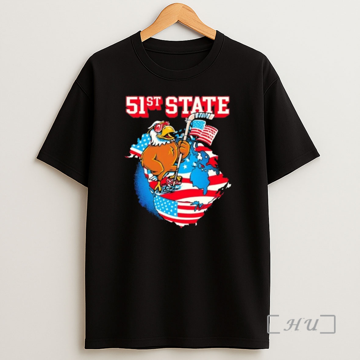 Officials 51st State Pocket Hockey Graphic Shirt Sweatshirt Tee