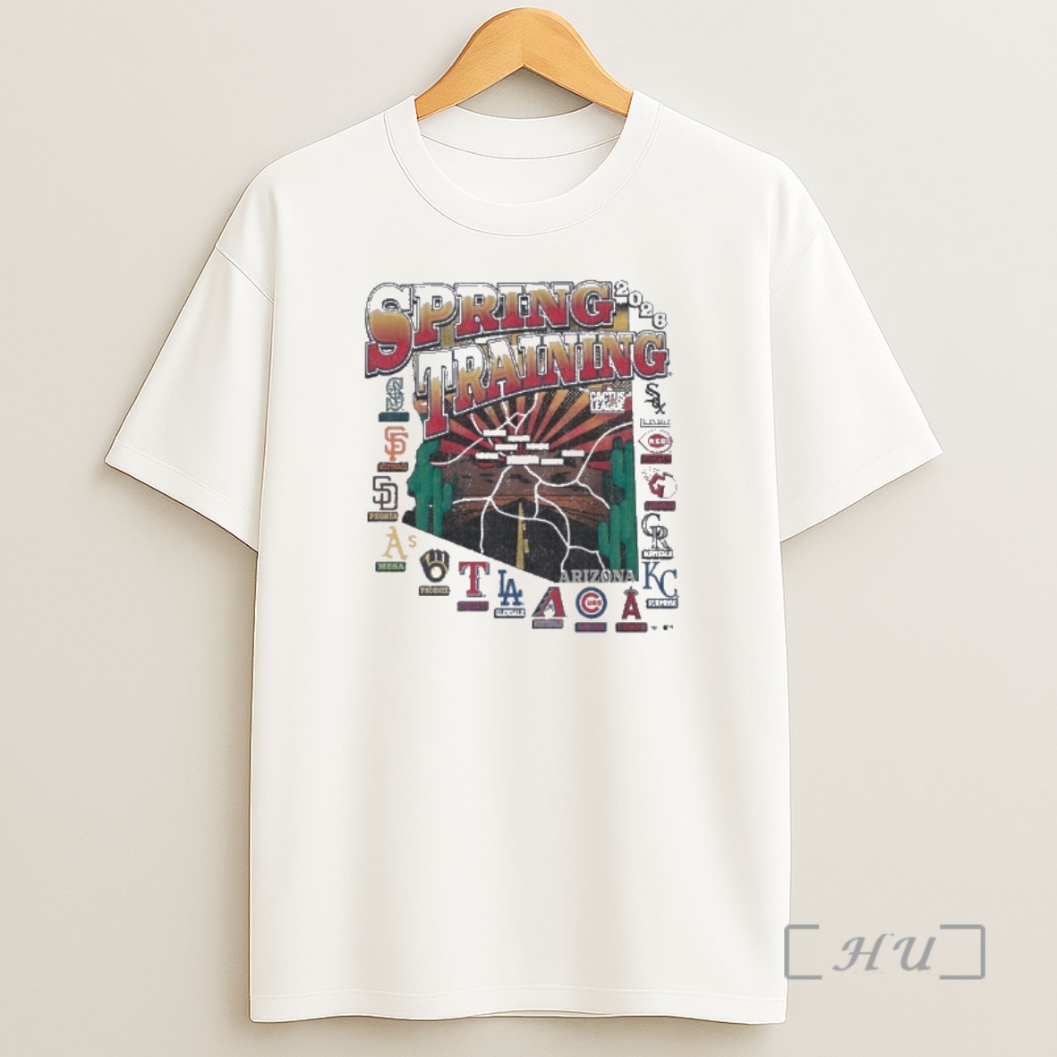 Officials All Teams Spring Training 2026 Mlb Az Cactus League Shirt Sweatshirt Tee
