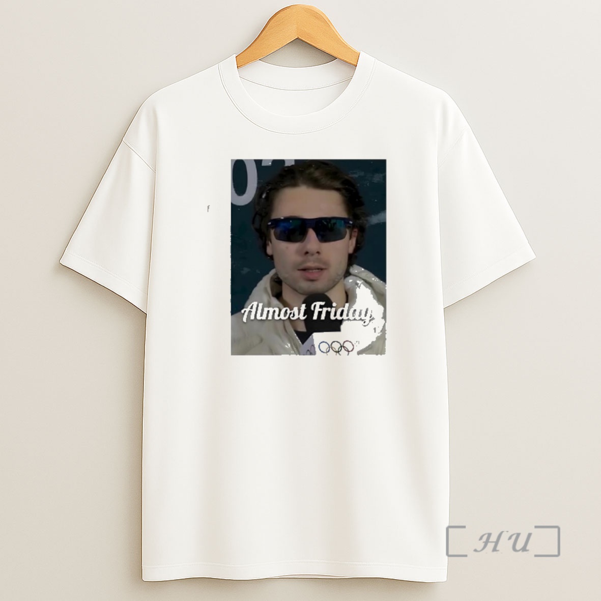 Officials Almost Friday Olympic Athlete Wearing Sunglasses In Winter Gear Shirt Sweatshirt Tee