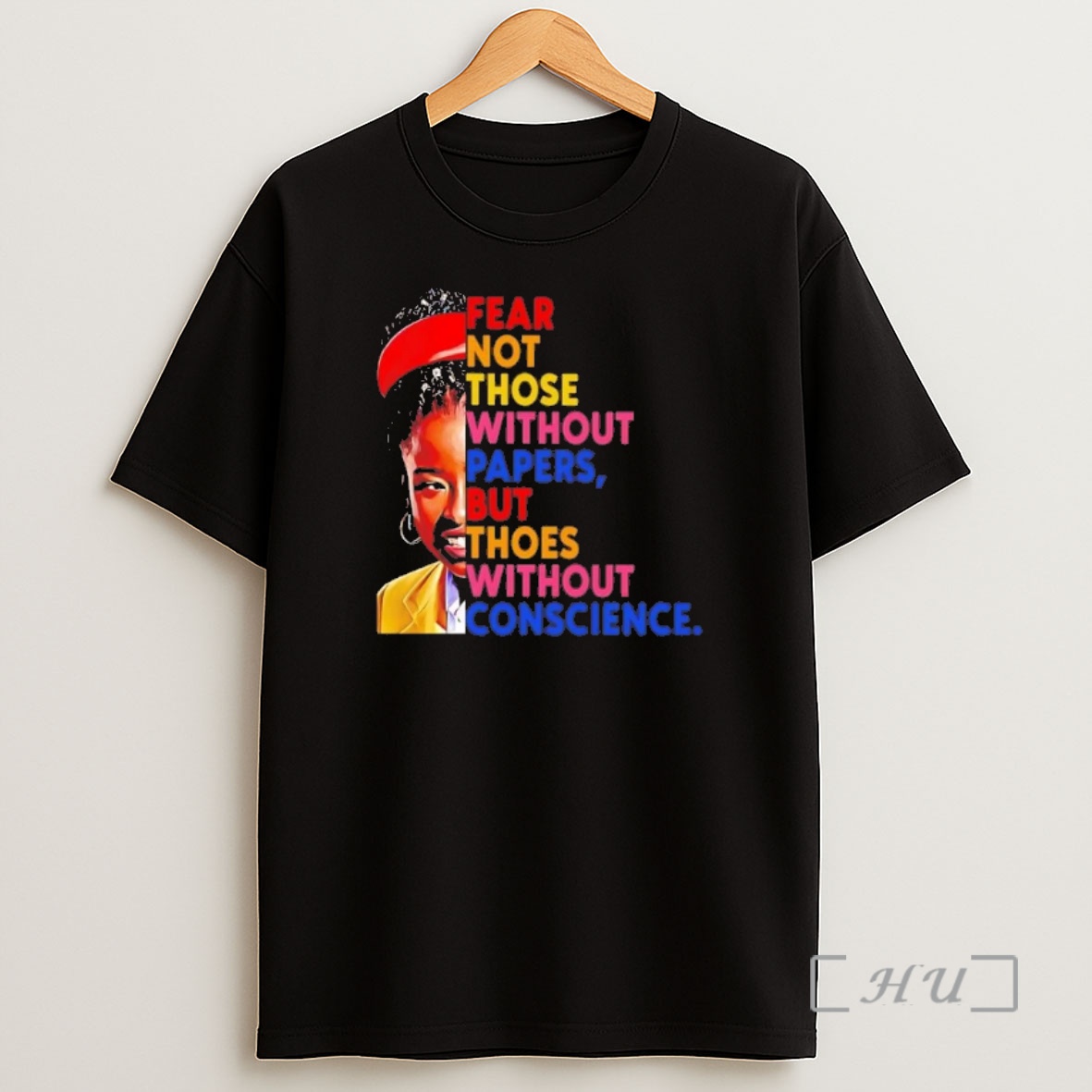 Officials Amanda Gorman Fear Not Those Without Papers But Thoes Without Conscience Shirt Sweatshirt Tee