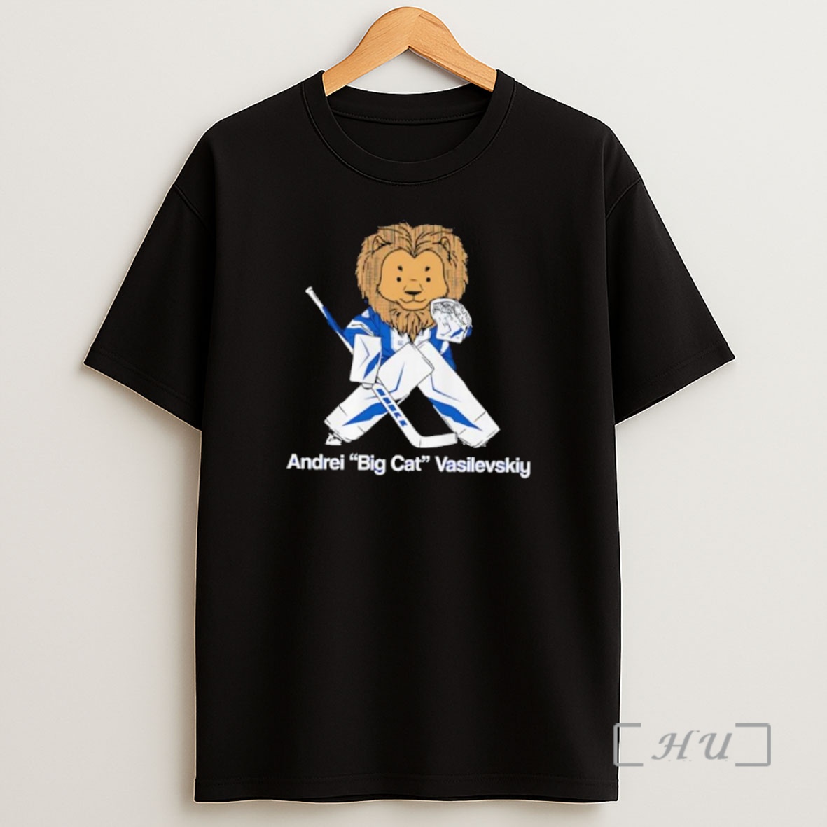 Officials Andrei Big Cat Vasilevskiy Lion Mascot Hockey Goalie Illustration Shirt Sweatshirt Tee