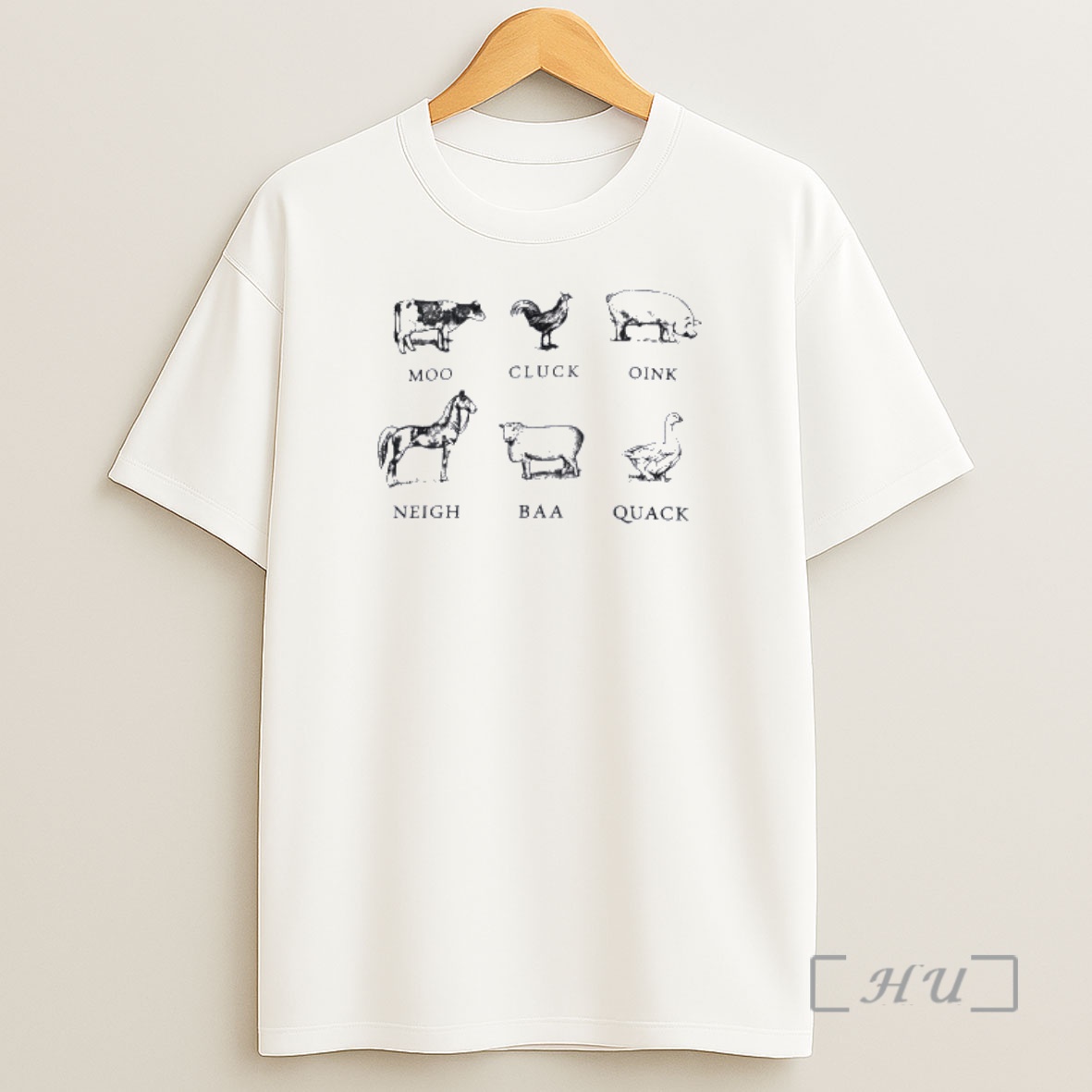 Officials Animal Sounds Moo Cluck Oink Neigh Baa Quack Shirt Sweatshirt Tee