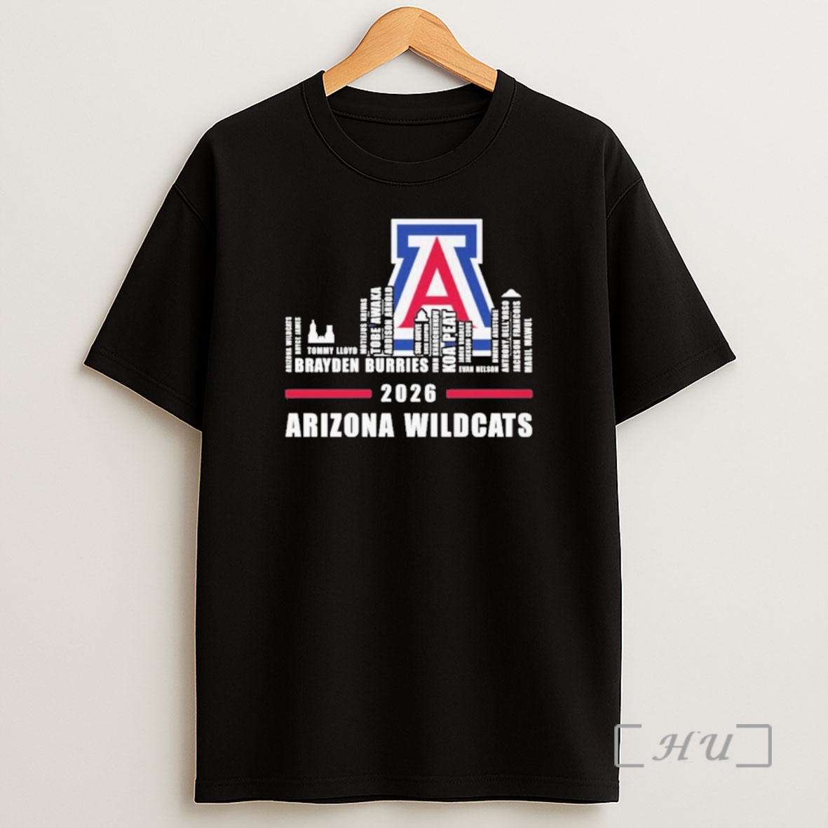 Officials Arizona Basketball Skyline Player Names 2026 Shirt Sweatshirt Tee