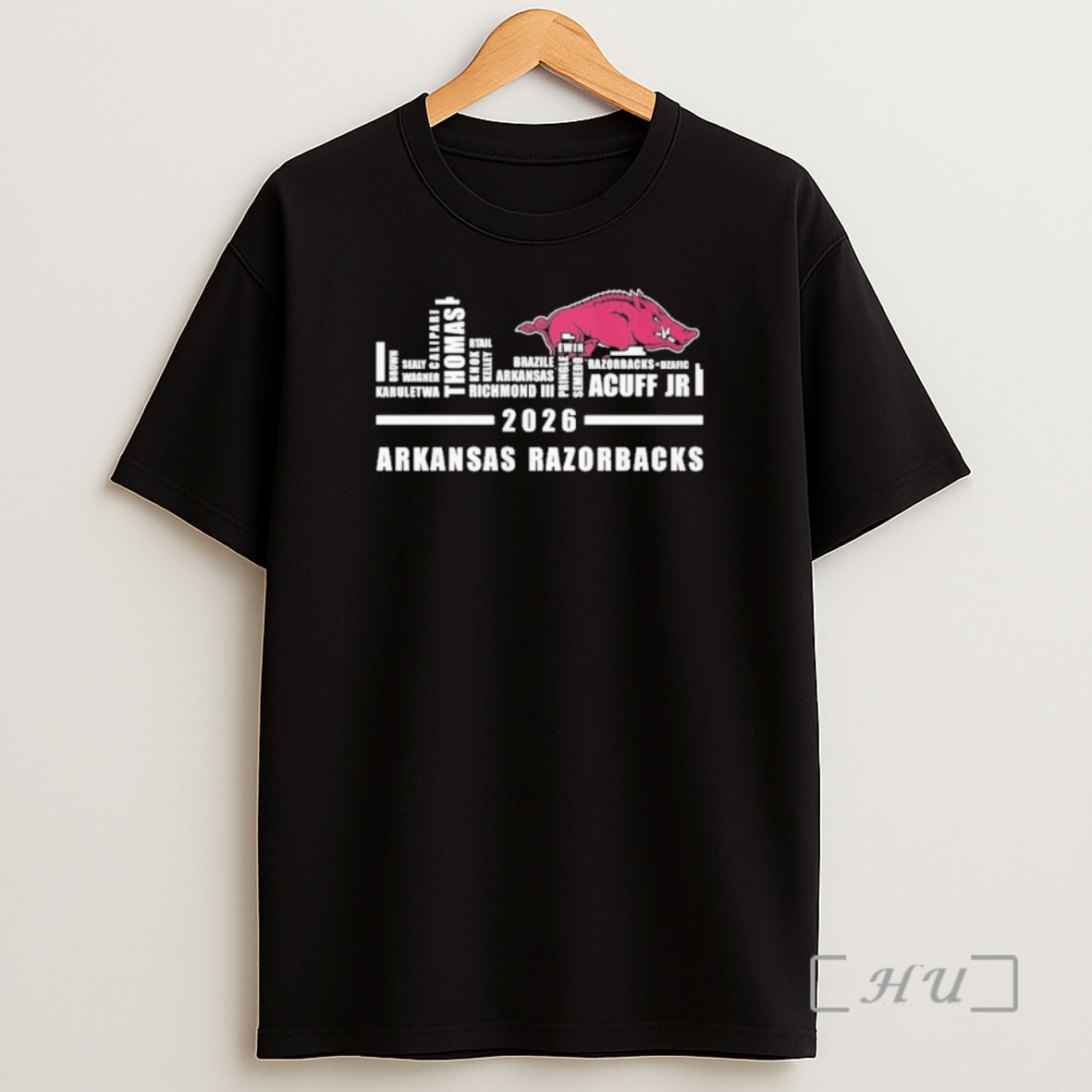 Officials Arkansas Basketball Skyline Player Names 2026 Shirt Sweatshirt Tee