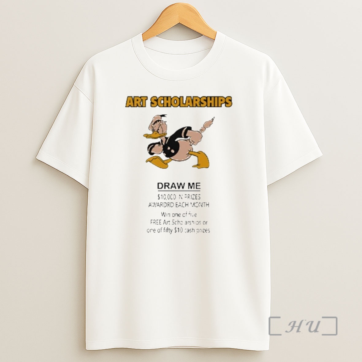 Officials Art Scholarships Draw Me Vintage Cartoon Duck Shirt Sweatshirt Tee