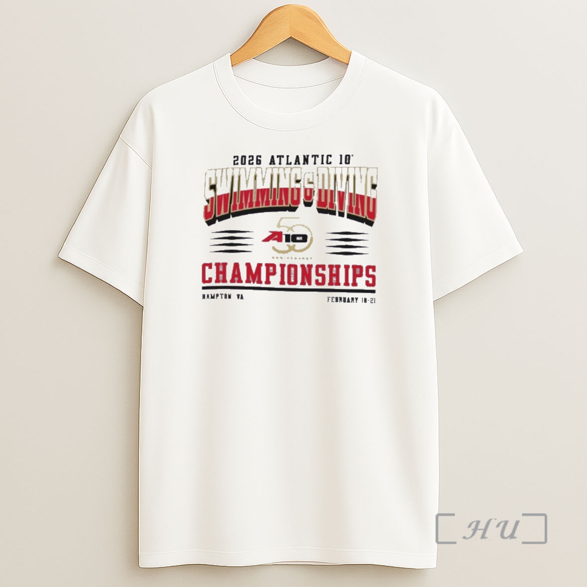 Officials Atlantic 10 Swimming Diving Championships 2026 Shirt Sweatshirt Tee