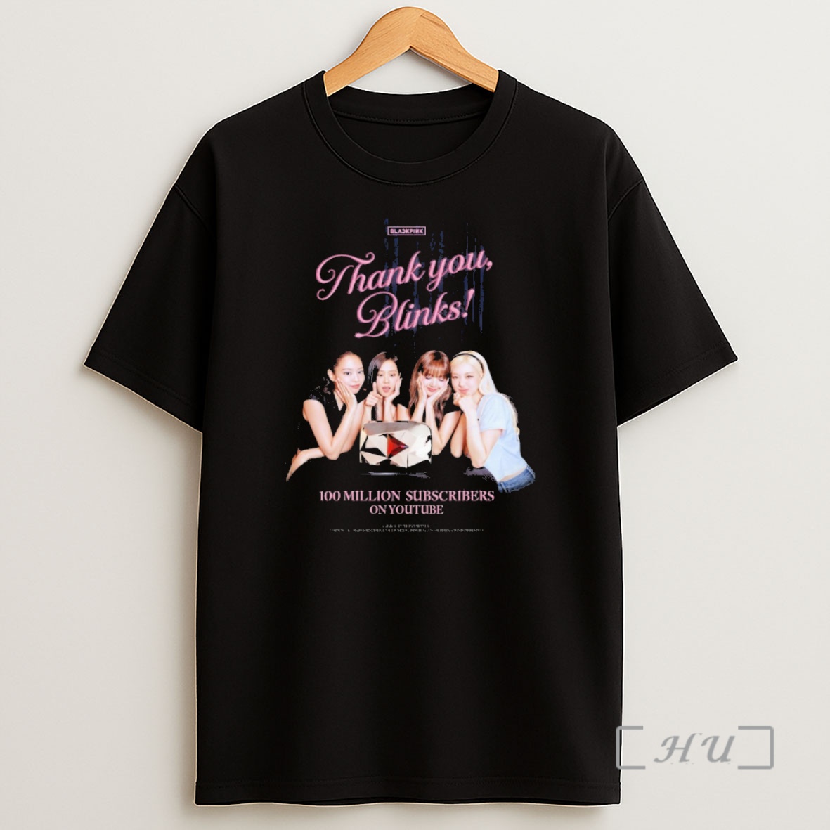 Officials Blackpink Red Diamond Creator Award For Surpassing 100 Million Subscribers On Youtube Shirt Sweatshirt Tee