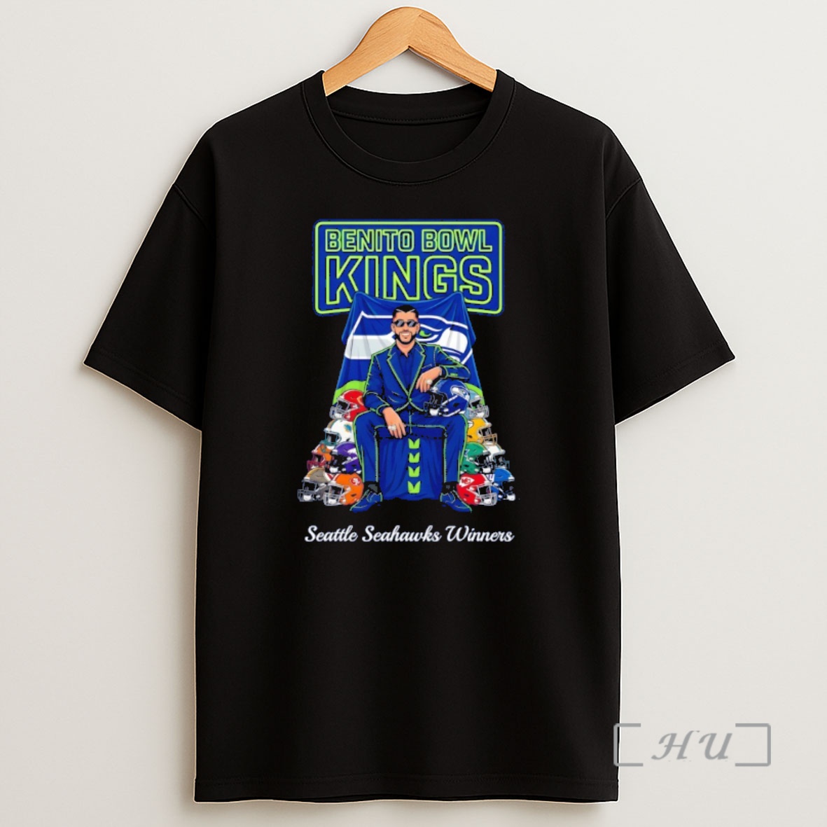 Officials Bad Bunny Benito Bowl Kings Seattle Seahawks Football Winners 2026 Shirt Sweatshirt Tee