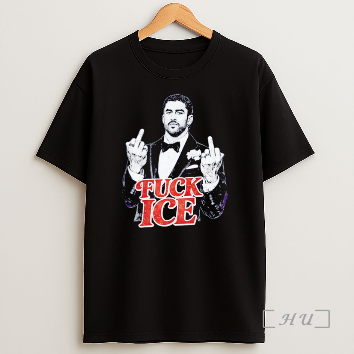 Officials Bad Bunny Middle Finger Fuck Ice Vintage Shirt Sweatshirt Tee