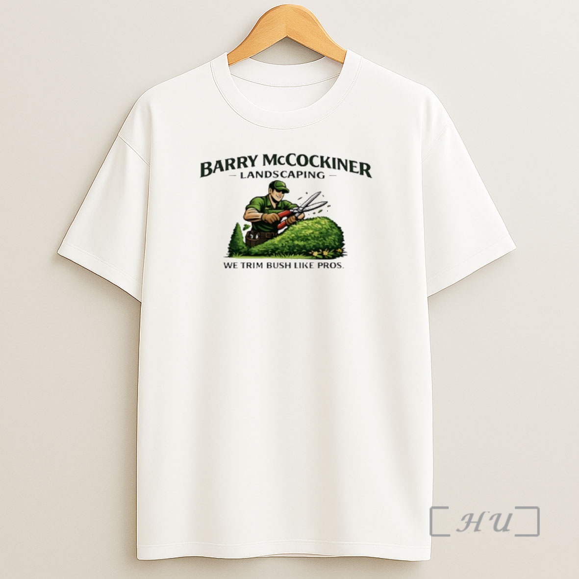 Officials Barry Mccockiner Landscaping We Trim Bush Like Pros Shirt Sweatshirt Tee