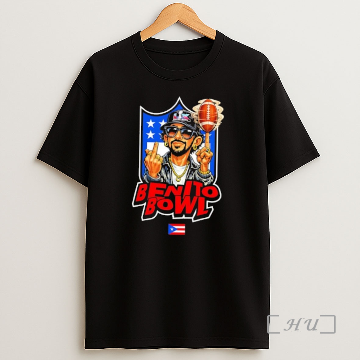 Officials Benito Bowl Super Bowl Lix Bad Bunny Puerto Rico Flag Shirt Sweatshirt Tee