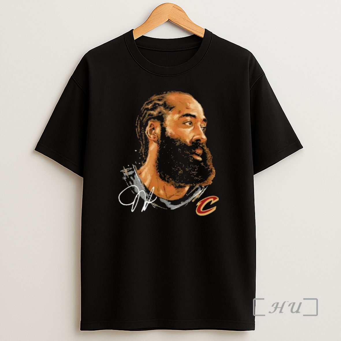 Officials Big Face James Harden Cleveland Cavaliers Portrait Signature Shirt Sweatshirt Tee