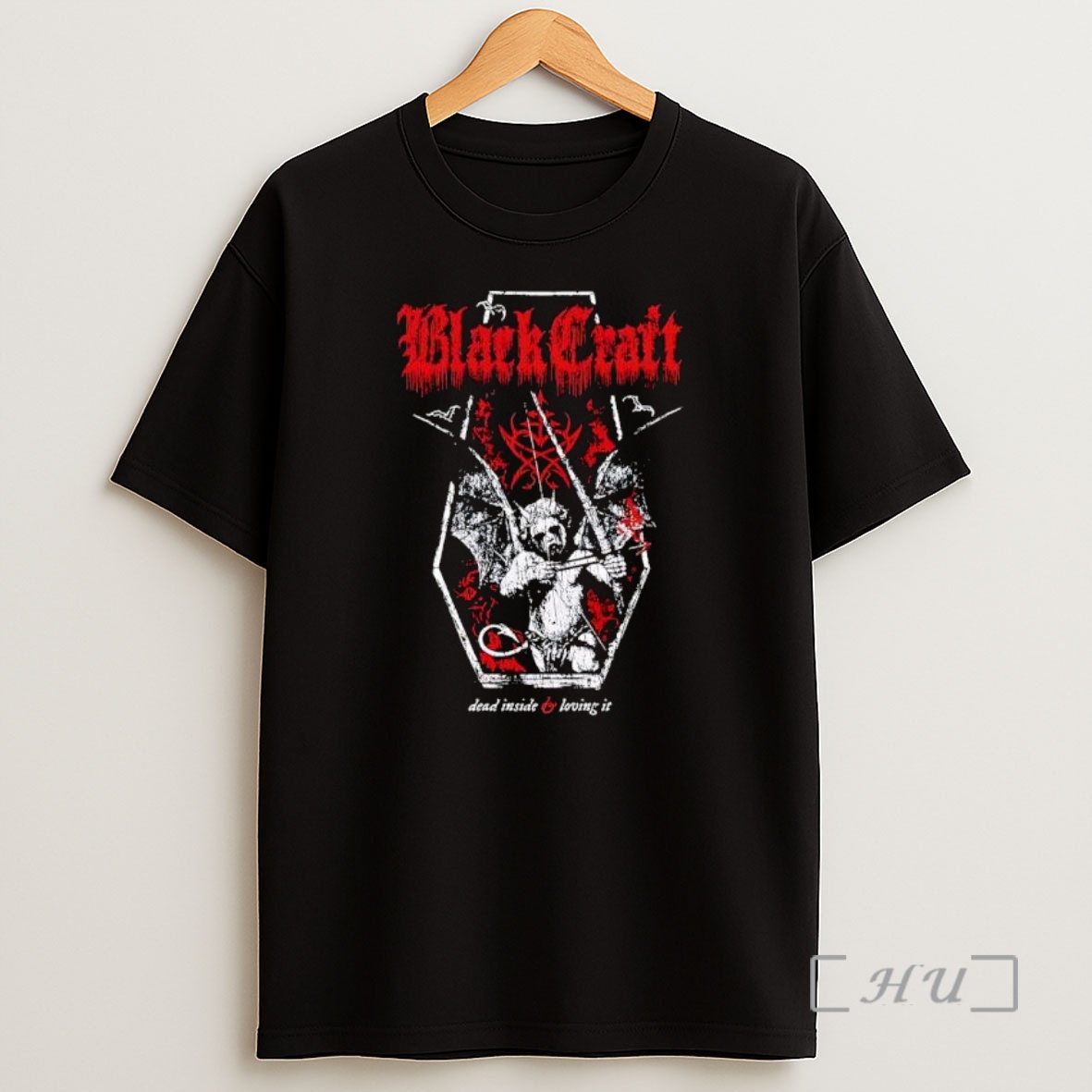 Officials Blackcraft Dead Inside And Loving It Gothic Demon Shirt Sweatshirt Tee