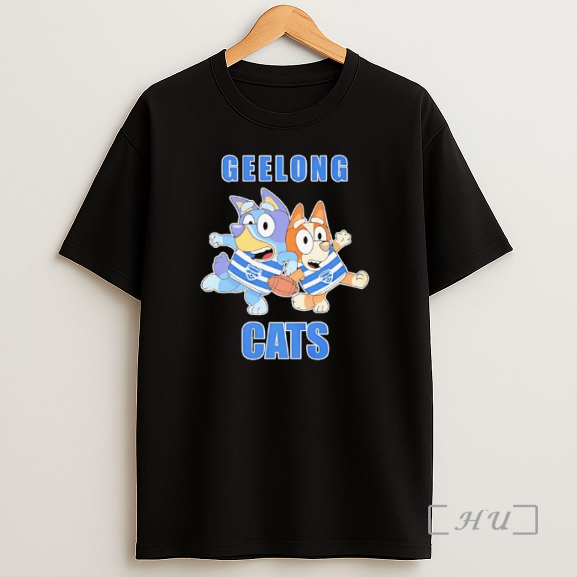 Officials Bluey Bingo Geelong Cats Football Fans Rugby Outfits Shirt Sweatshirt Tee