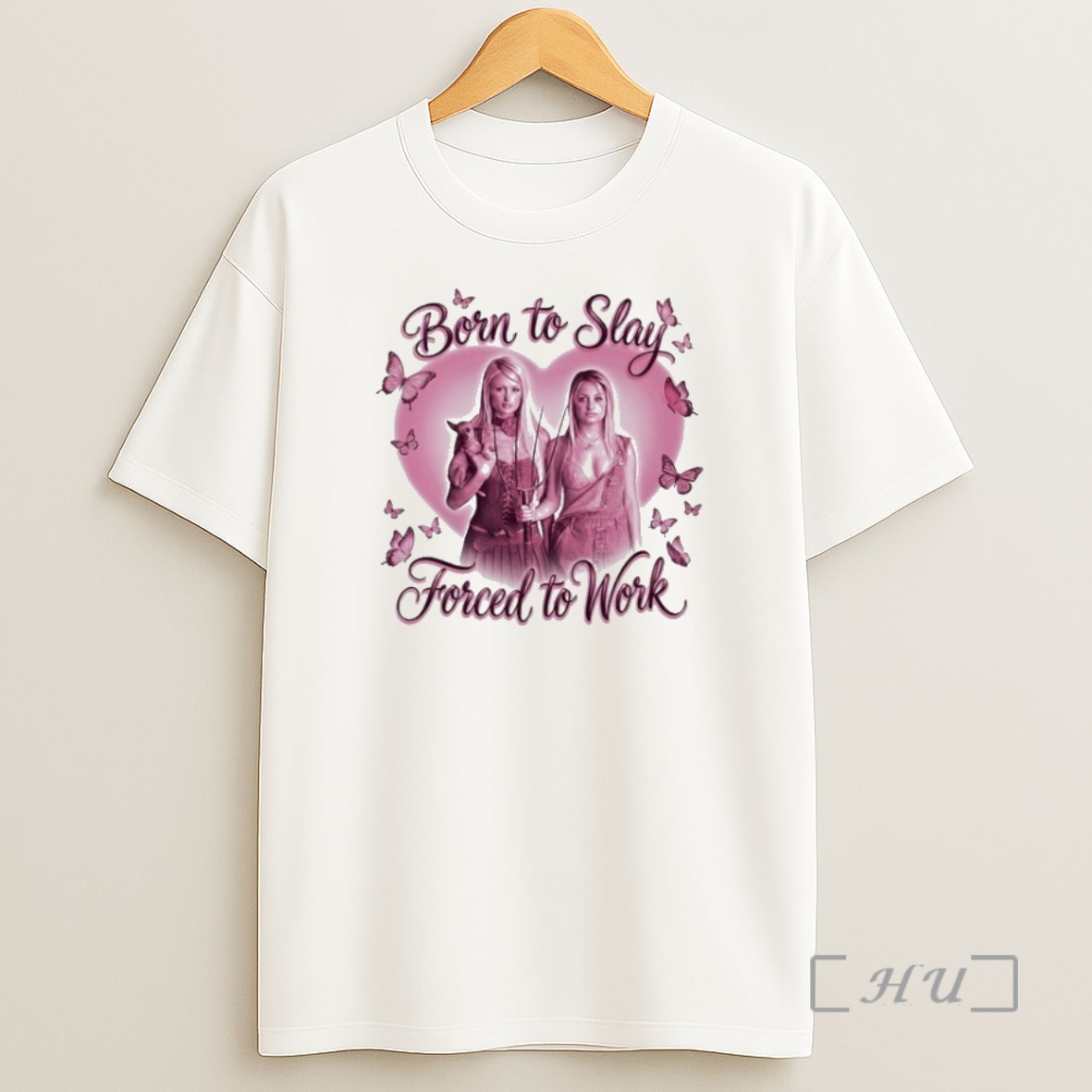 Officials Born To Slay Forced To Work Shirt Sweatshirt Tee