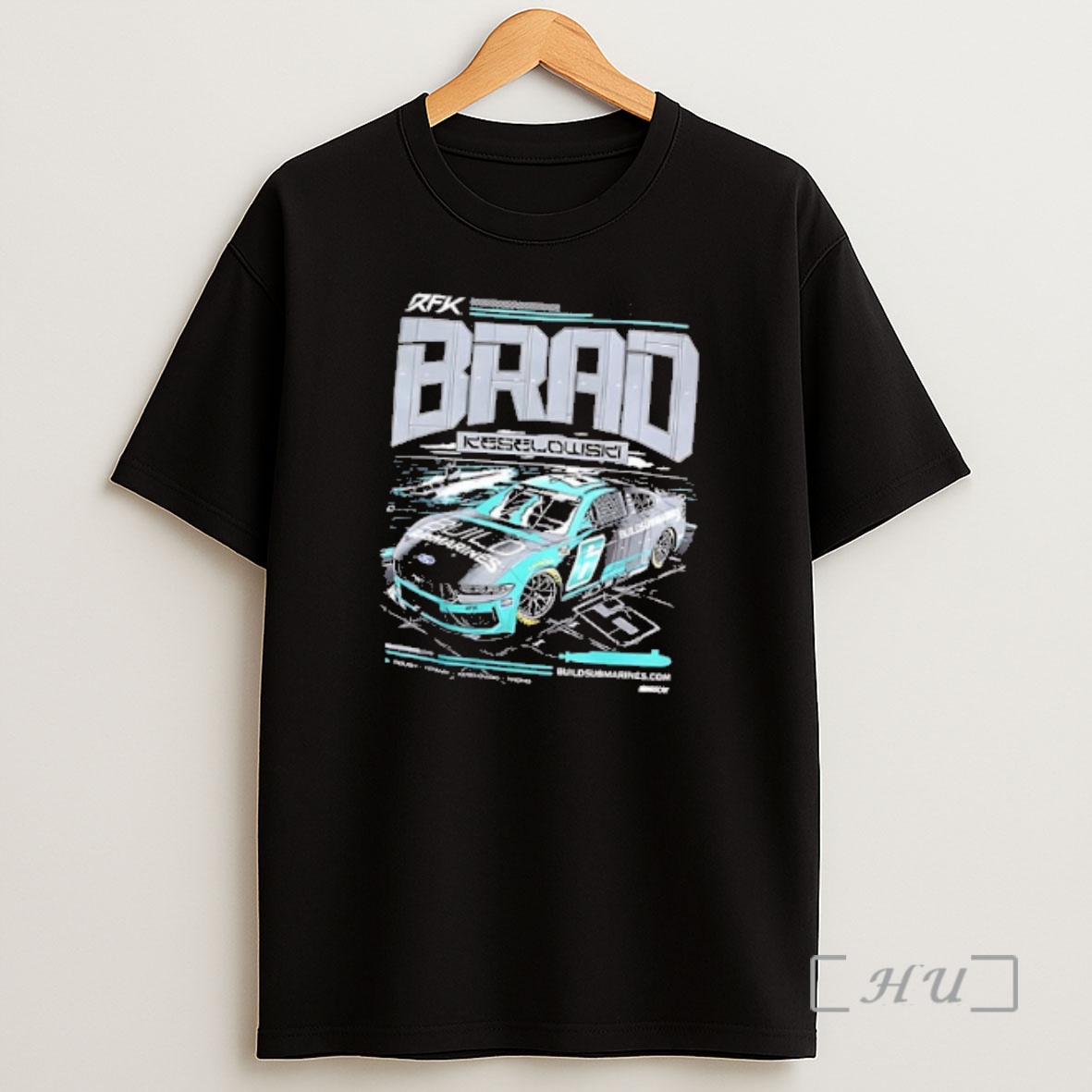 Officials Brad Keselowski 6 Buildsubmarines Signature 2 Sided Shirt Sweatshirt Tee