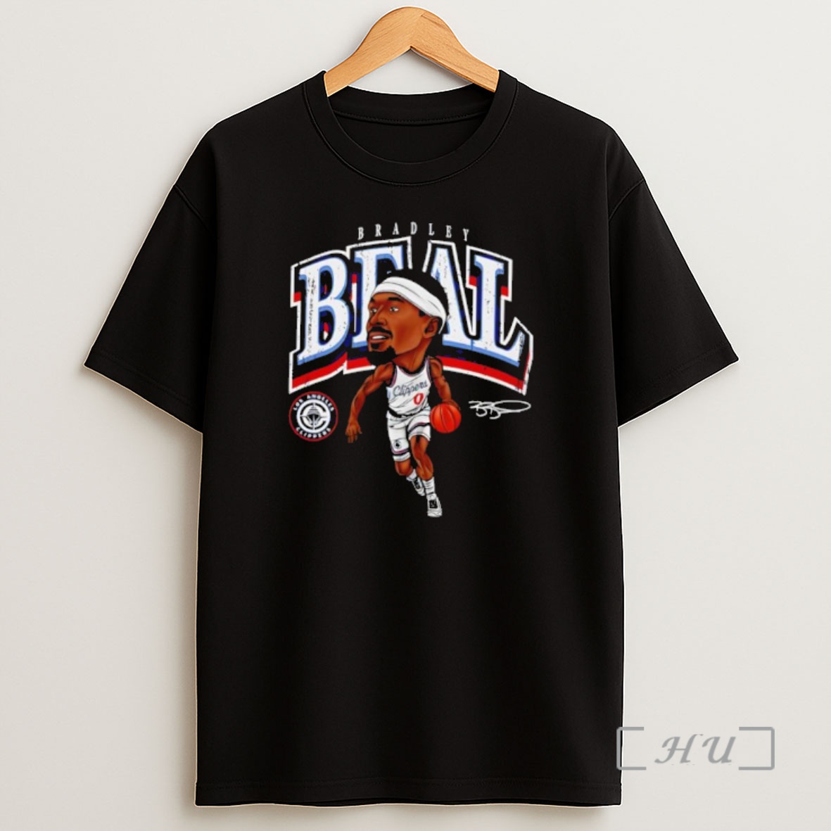 Officials Bradley Beal Los Angeles Clippers Signature Caricature Shirt Sweatshirt Tee