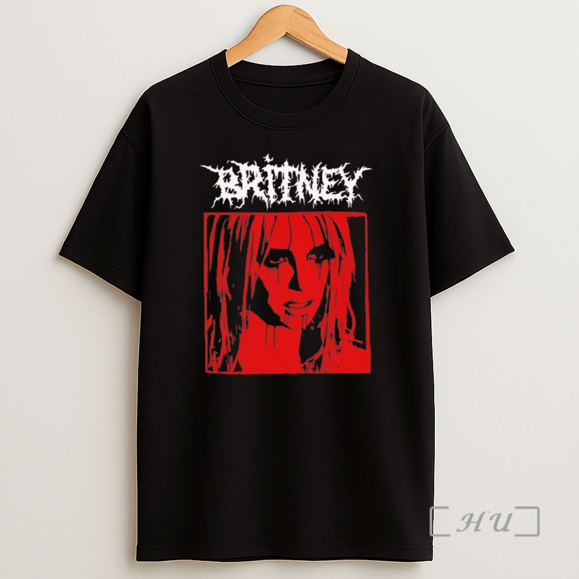 Officials Britney Black Metal Shirt Sweatshirt Tee