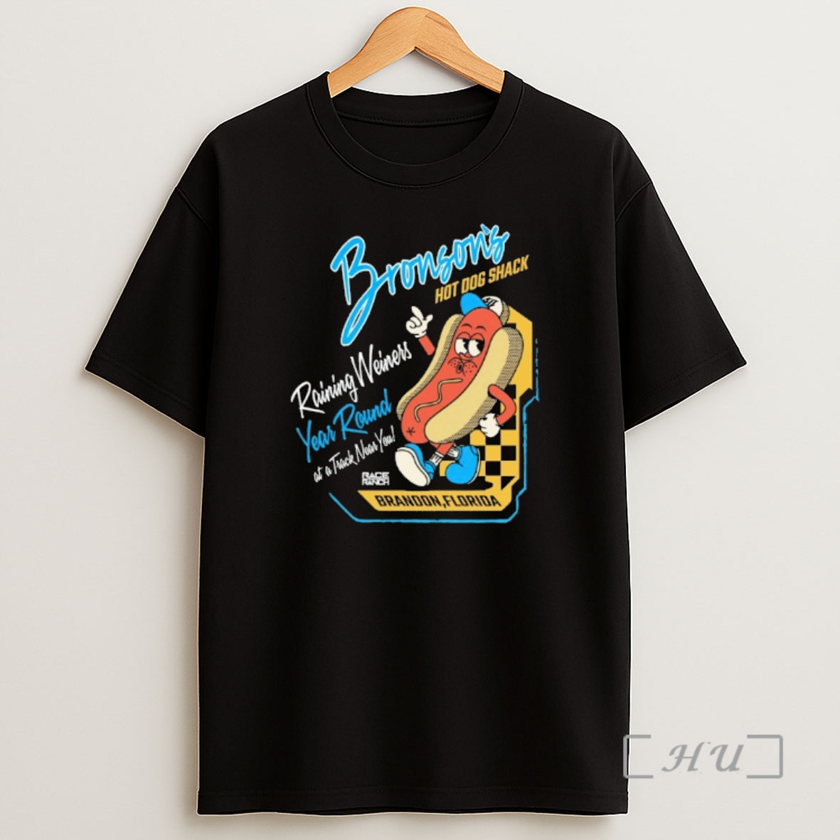 Officials Bronsons Hot Dog Shack Raining Weiners Year Round At A Track Near You Shirt Sweatshirt Tee