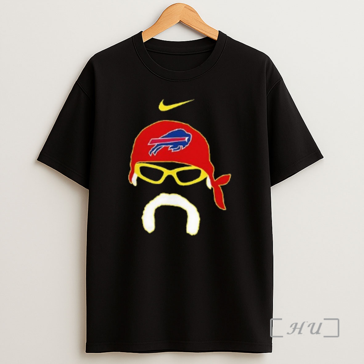 Officials Buffalo Bills X Hulk Hogan Hulkamania Portrait Double Sided Graphic Shirt Sweatshirt Tee