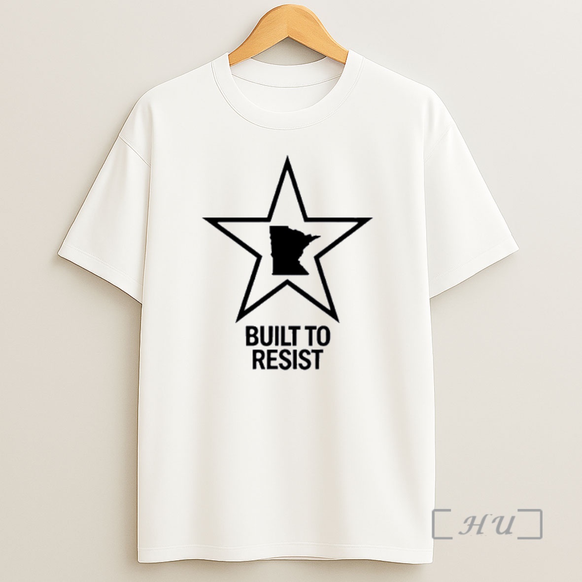 Officials Built To Resist Minnesota Map In Star Shape Shirt Sweatshirt Tee