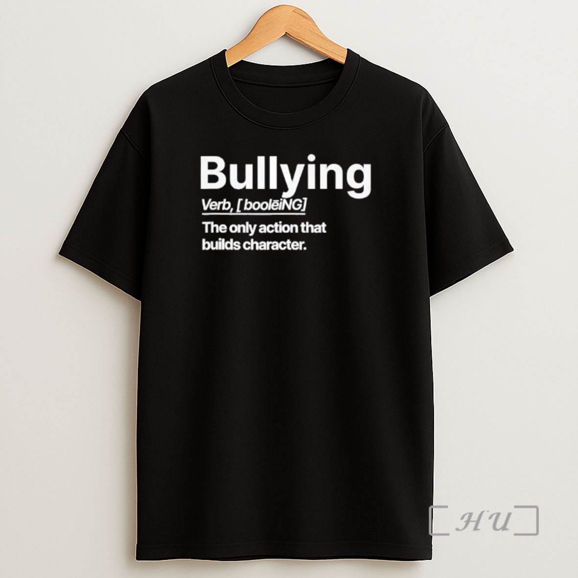 Officials Bullying The Only Action That Builds Character Text Shirt Sweatshirt Tee